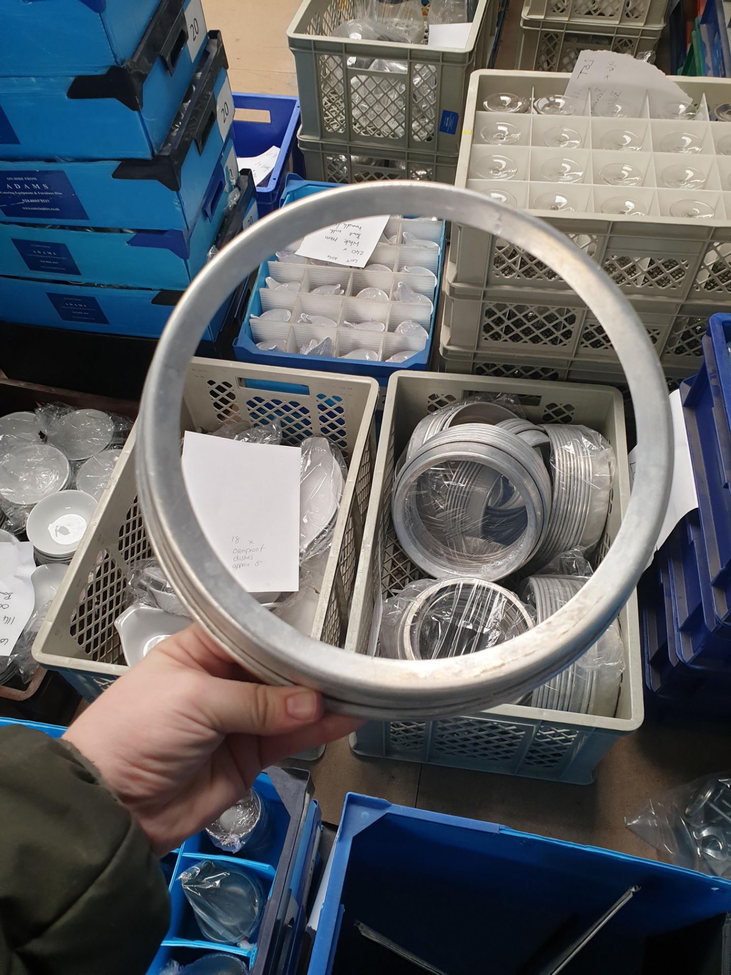 * Plate Rings. Approx 70 alumium plate rings - Collection Address Waltham Abbey, EN9 1FE - Collectio - Image 2 of 4