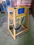 * 15 x childs high chair - Collection Address Waltham Abbey, EN9 1FE - Collection Date 13th and 14th