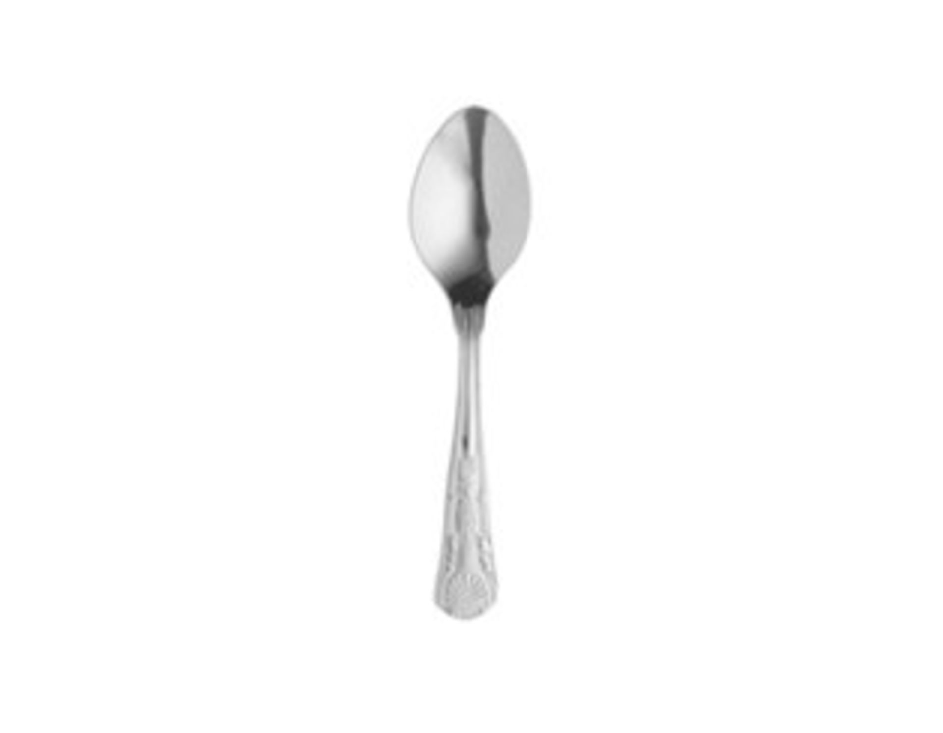 * Kings Cutlery Set, Stainless Steel, 100 x kings dessert spoon, coffee spoon - Collection Address W - Image 2 of 2