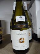 *Three 75cl Bottle of Sinq Cepages Cotes du Rhone