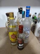 *Nine Bottles of Assorted Vodka and Rum Including Havana Club, Smirnoff, Plantation, 3 Stars, etc.