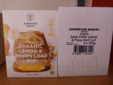 6x 270g Packs of Organic Zesty Cheer Lemon & Poppy Seed Loaf Mix