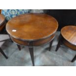 *Reproduction Mahogany Round Side Table ~65cm diameter x 65cm high