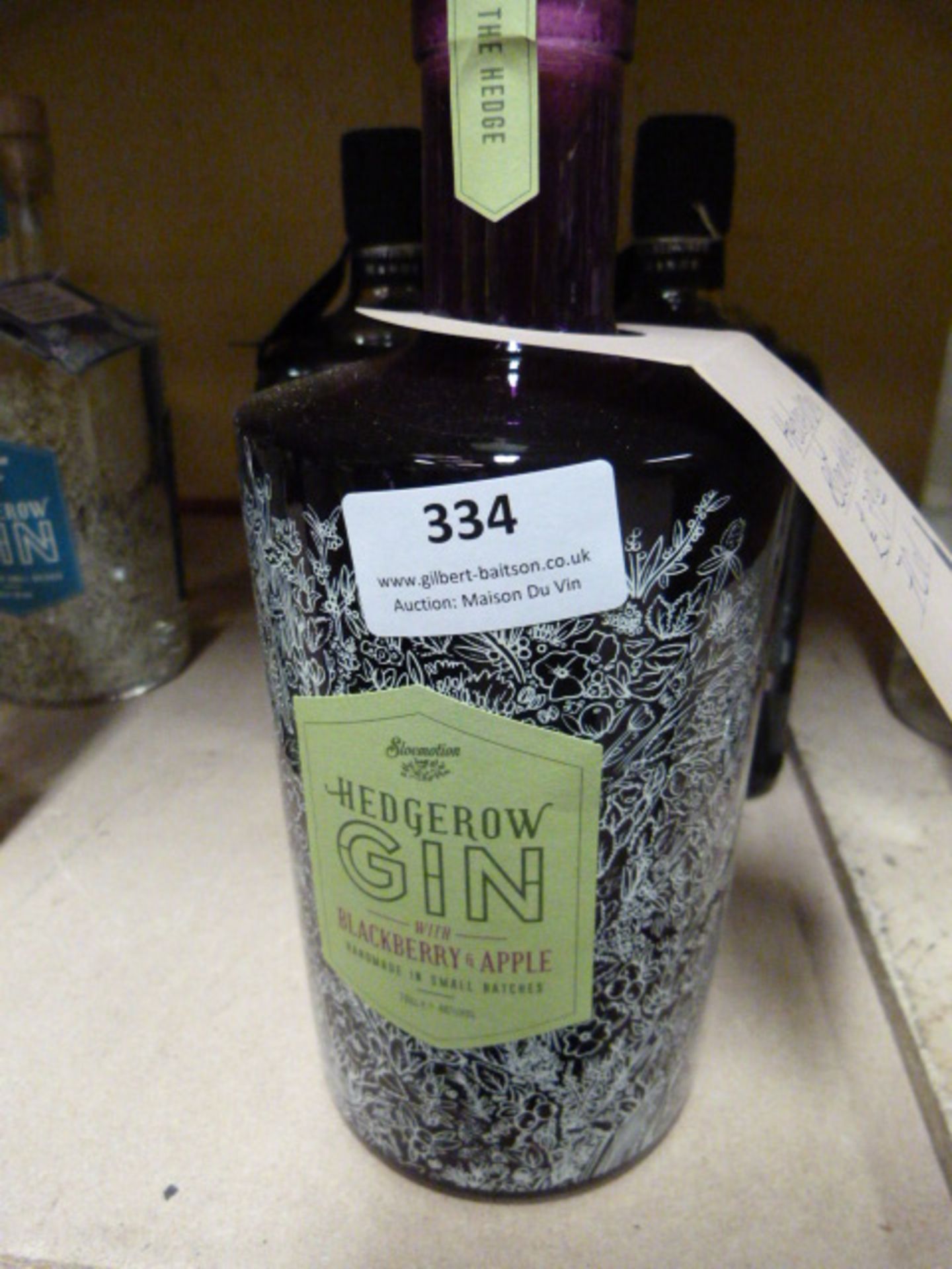 *70cl Bottle of Sloe Motion Hedgerow Gin with Blackberry and Apple