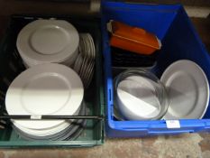 *Quantity of White Dinner Plates, Side Plates, Serving Bowls, etc.