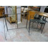 *Metal Shelf Unit and a Metal Shelf Frame