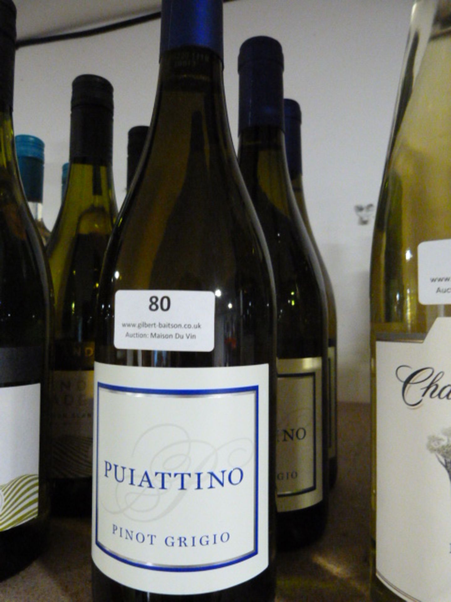 *Three 75cl Bottles of Puiattino Pino Grigio