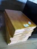 *Eight Small Wooden Chopping Boards