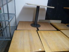 *Five Single Pedestal Cafe Tables