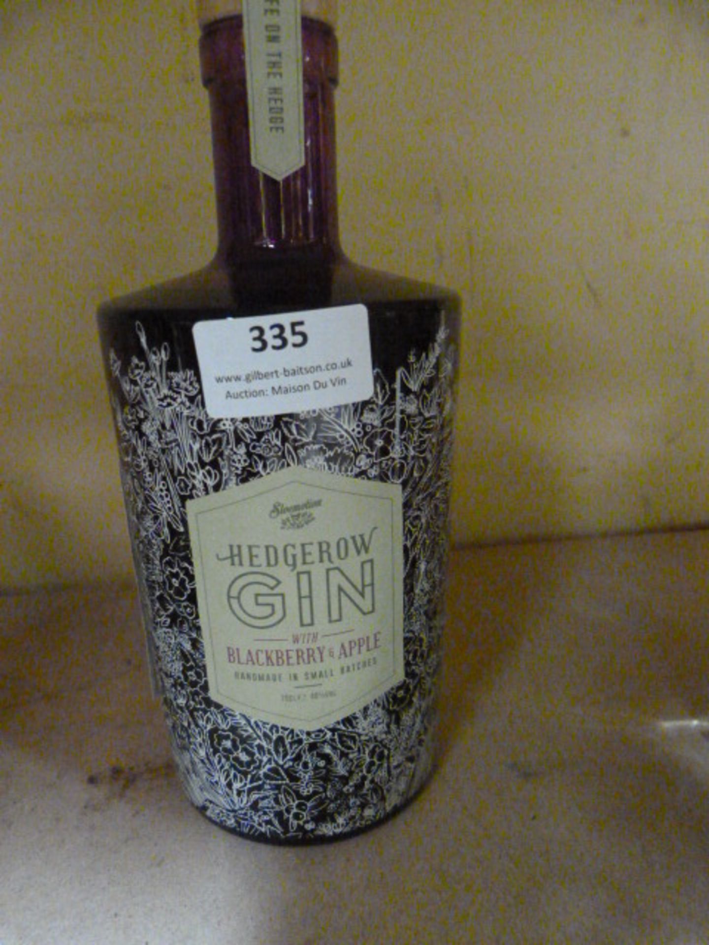 *70cl Bottle of Sloe Motion Hedgerow Gin with Blackberry and Apple