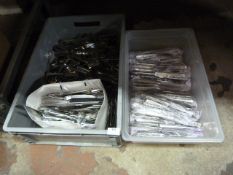 *Large Quantity of Stainless Steel Knives, Forks and Spoons