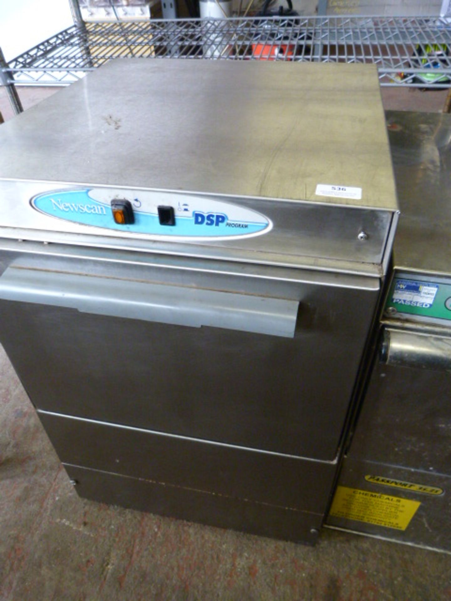 *Newscan DSP Program Glass Washer