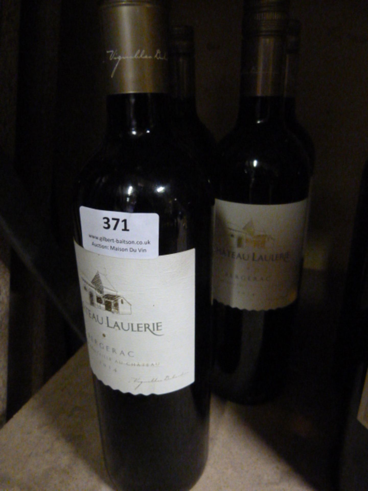 *Five 75cl Bottle of Chateau Laulerie Bergerac 2014
