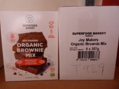 6x 287g Packs of Ambient Joy Makers Organic Brownie Mix