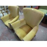 *Pair of Dralon Suede Effect Armchairs