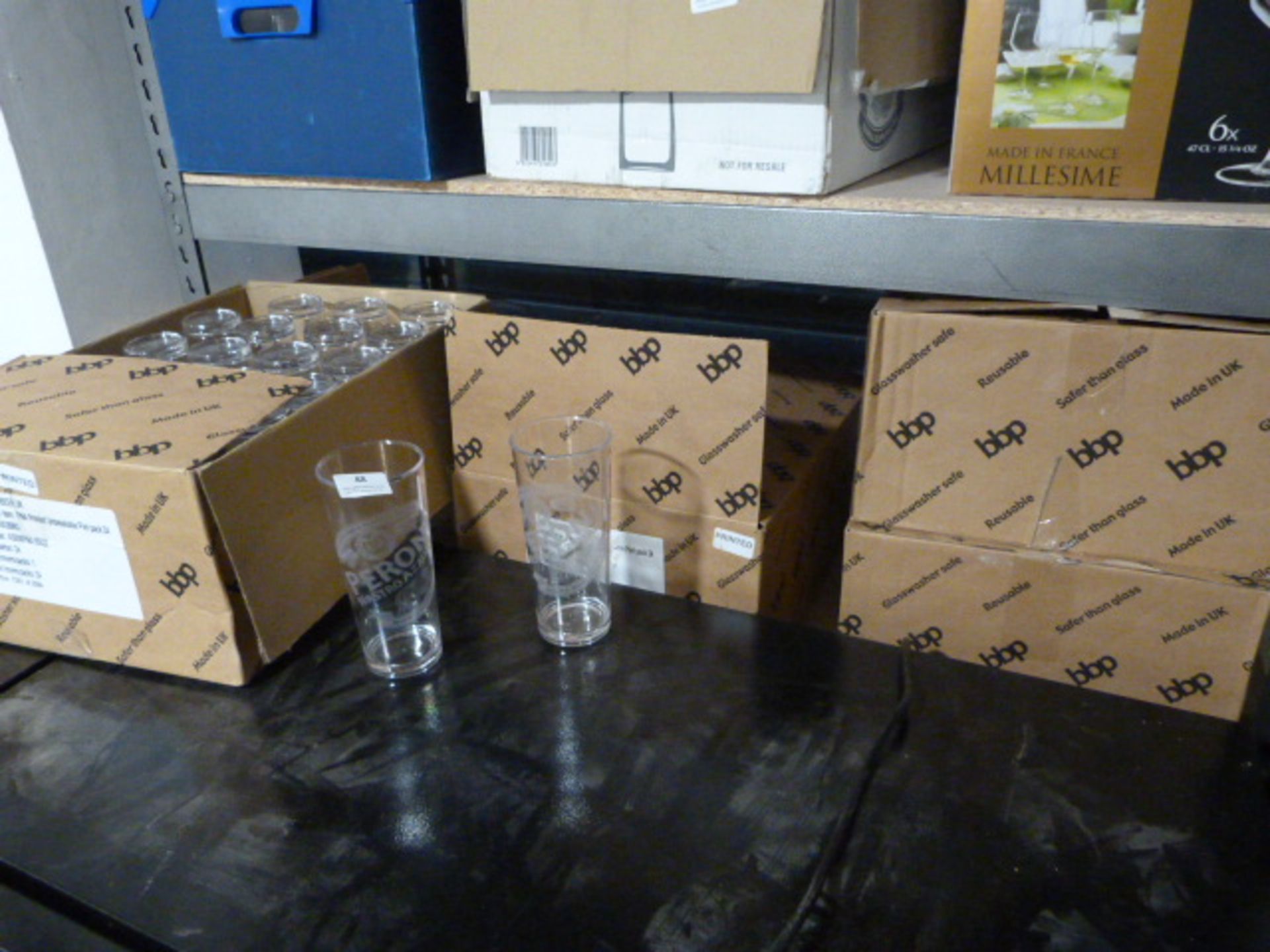 *Four Boxes Containing ~80 Printed Peroni Unbreakable Pint Glasses