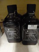 *Four 70cl Bottles of Raisthorpe Raspberry Gin Liqueur