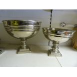 *Two Metal Ice Bowls