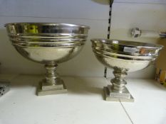 *Two Metal Ice Bowls
