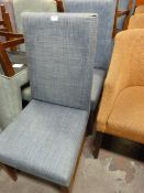 *Four Upholstered Cafe Chairs