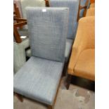 *Four Upholstered Cafe Chairs