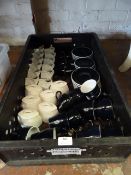 *Box Containing Contemporary Cream & Sugar Pots, and a Tea/Coffee Set