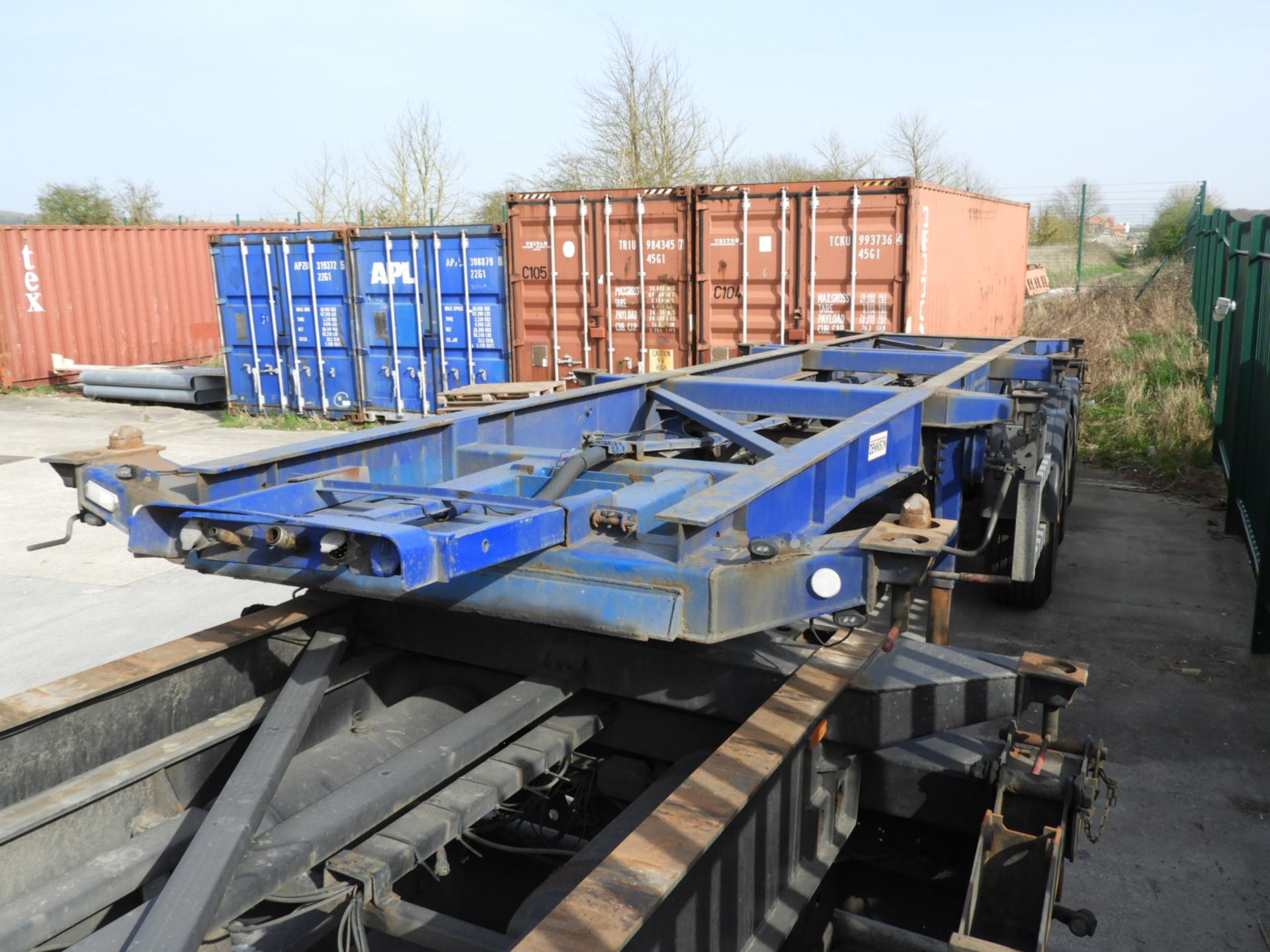 *MCL004 Dennison 2006 Tri-Axle Extendable Skeletal Trailer C188982 (Blue) 12271x2438mm - Image 7 of 7