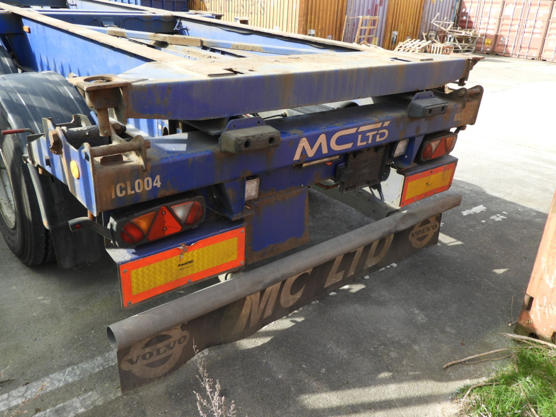 *MCL004 Dennison 2006 Tri-Axle Extendable Skeletal Trailer C188982 (Blue) 12271x2438mm - Image 3 of 7