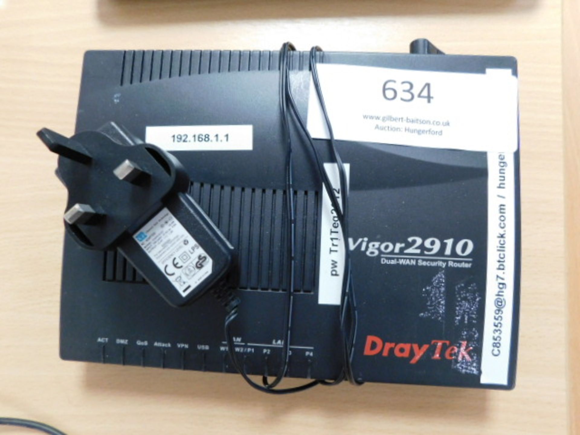 *DrayTek Vigo 2910 Router