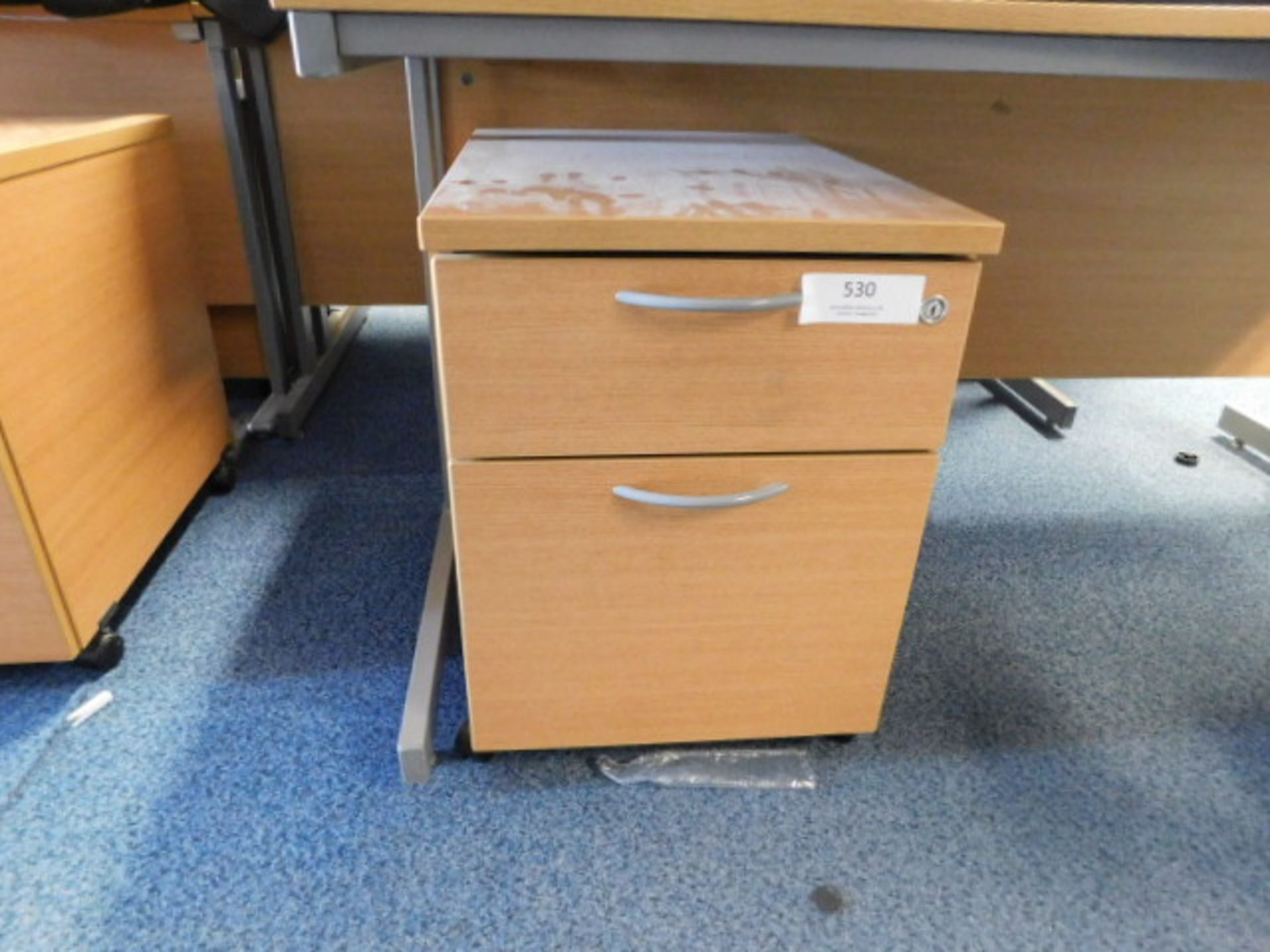 *Under Desk 2 Drawer Pedastal