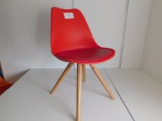 *Charles Ray Eames Inspired I-DSW Chair with Pyramid Legs