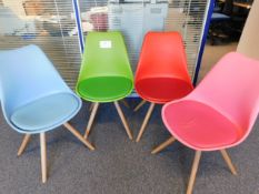 *Coloured reception chairs