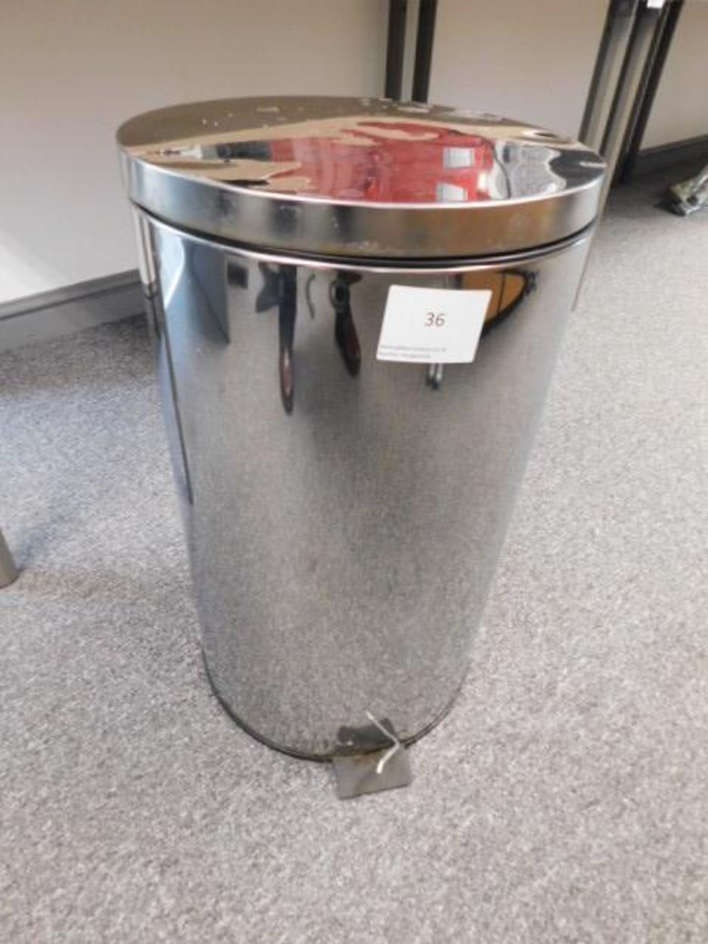 *Stainless Steel bin with liner