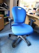 *Blue Office Chair