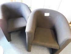 *Black Tub Reception Chairs