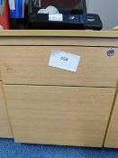 *2 Drawer Under Desk Pedastal Unit