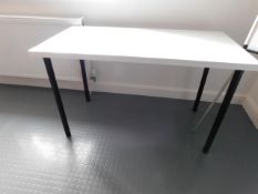 *White office table