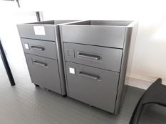 *Silver grey under desk drawers