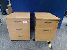 *Under Desk 2x Pedastal Drawer Set