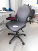 *Charcoal office chair