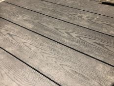 * 20 x Dark Grey Decking Boards 2.9m x 140mm x 25mm