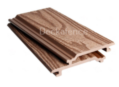 * 25 boards x WPC Wall Cladding, size 2.8m x 148mm x 21mm Coffee Brown Wood Embossed Finish (covers