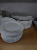 * approx. 30 x white plates