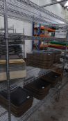 * 4 tier wire rack. 1500w x 610d x 1900h