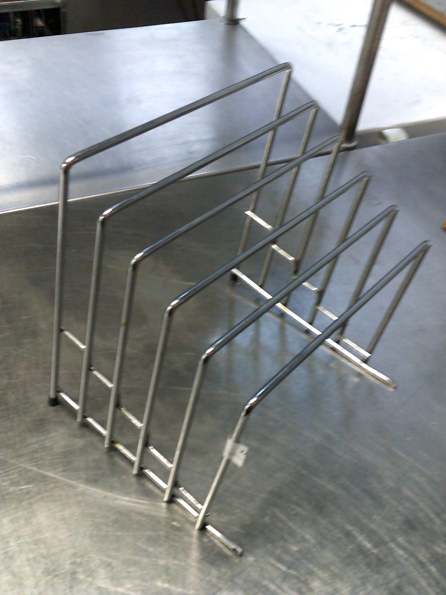 * S/S chopping board rack - Image 2 of 2