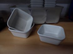 * approx. 30 x square pie dishes