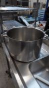 * large S/S cooking pot