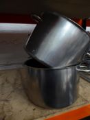 * 2 x large cooking pots