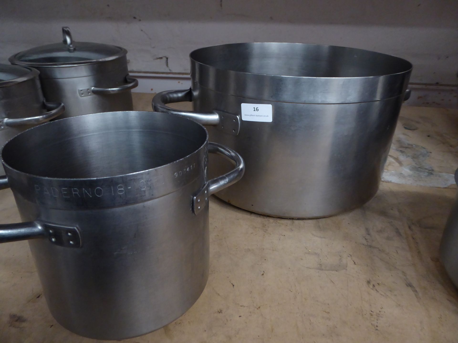* 3 x cooking pots - Image 2 of 2