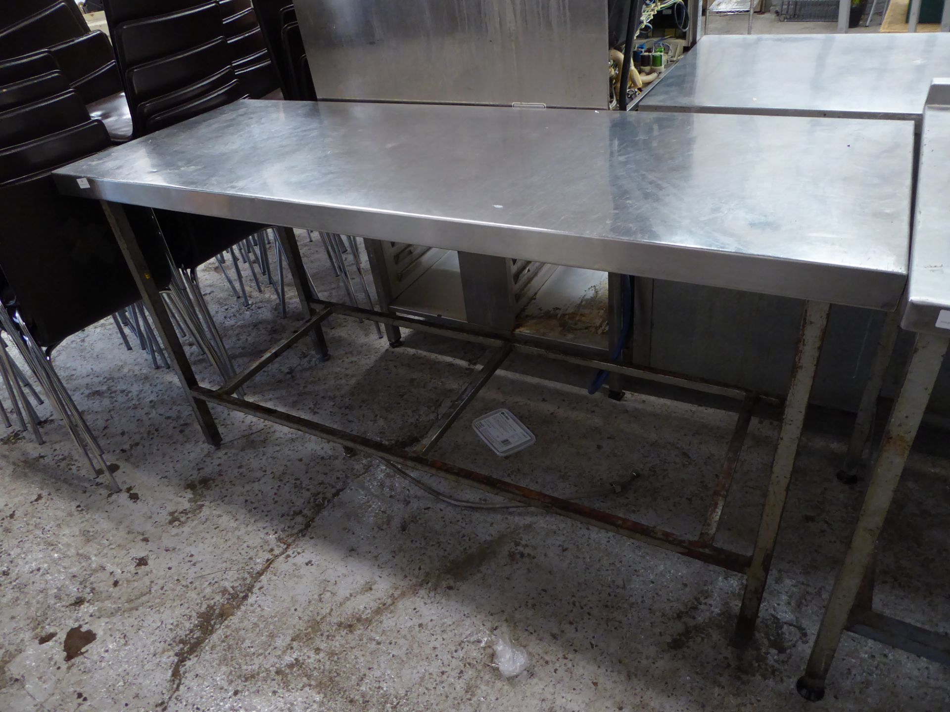 * S/S prep bench. 1680w x 610d x 860h